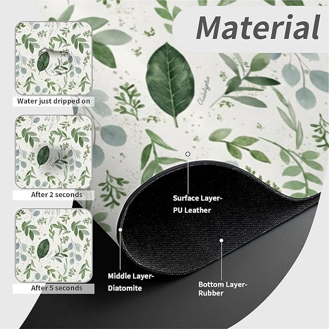 Modern Greenery Sage White