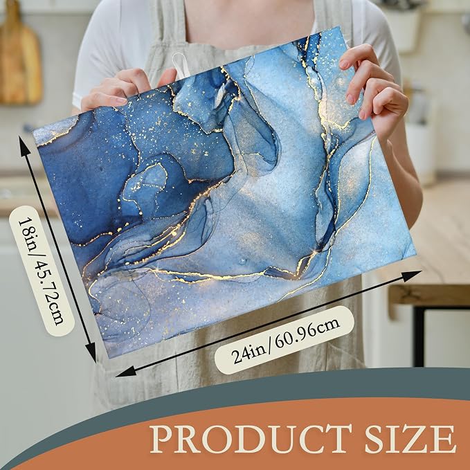 Blue Gold Marble