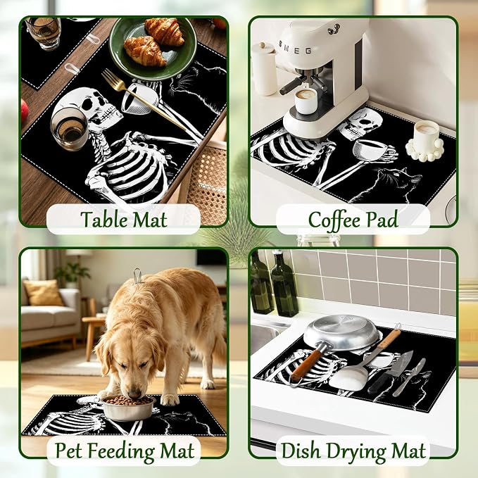 Skeleton Coffee Cat
