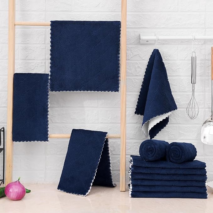Navy Blue & White