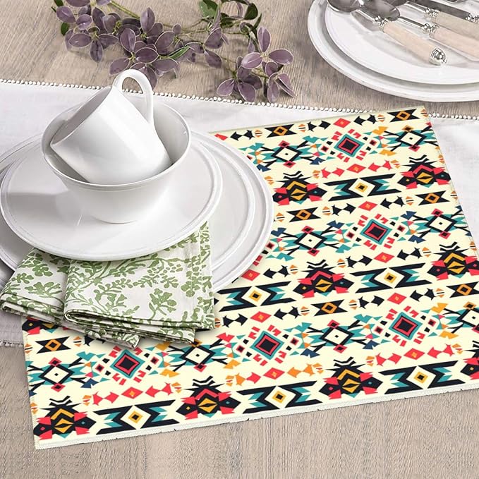Retro Aztec Tribal Print