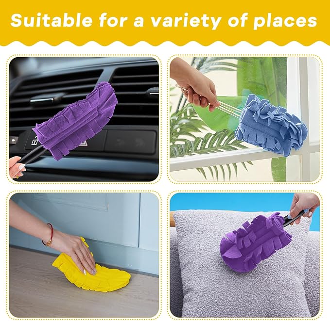 Purple, Light Blue, Yellow