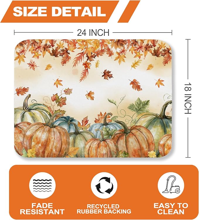 fall pumpkins-yellow