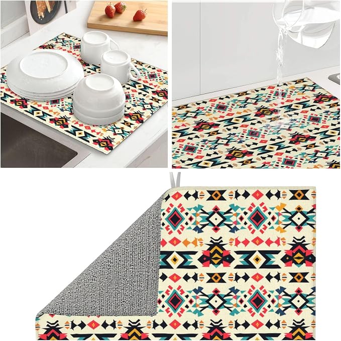 Retro Aztec Tribal Print