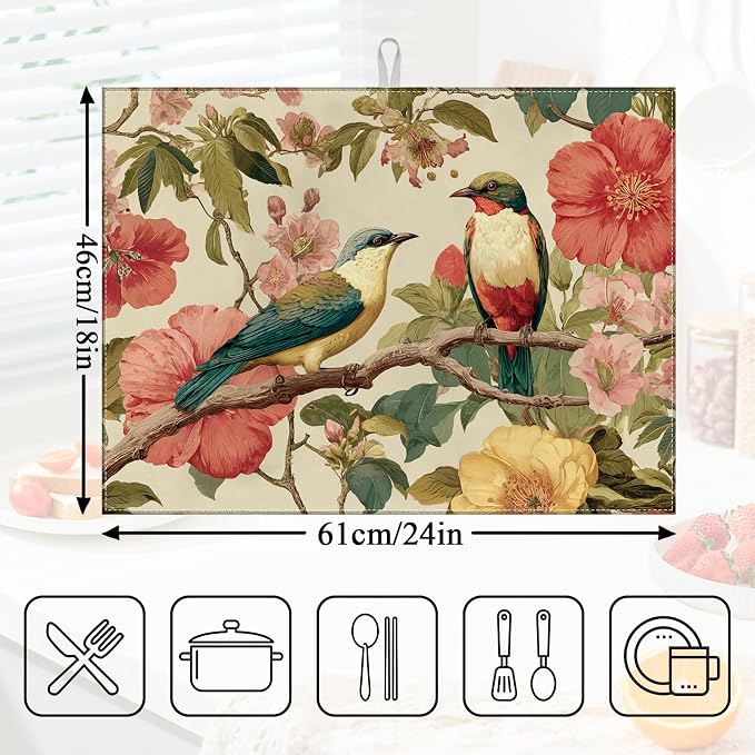 Cute Birds Floral