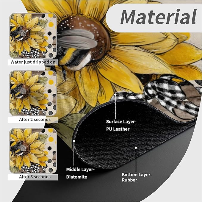 Sunflower-with bumblebees