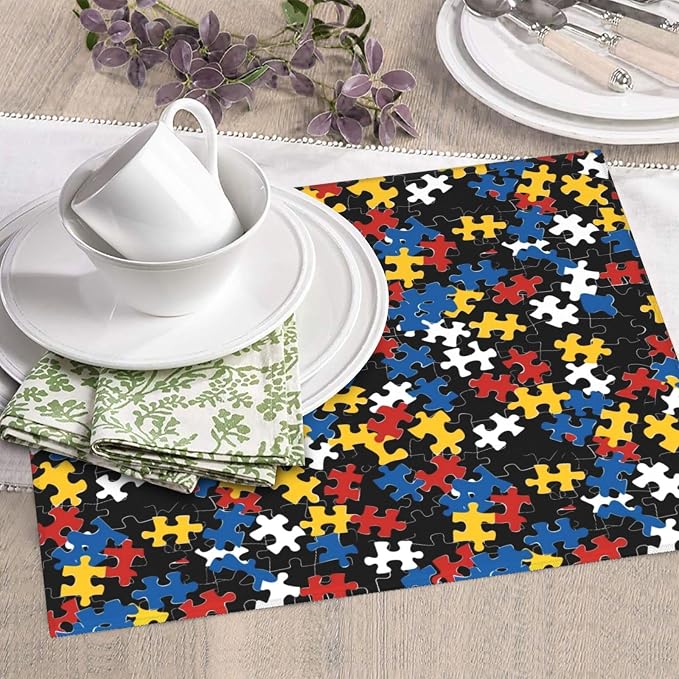 Cartoon Puzzle Pieces