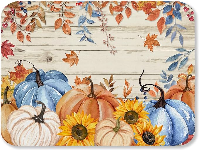 fall pumpkins-blue