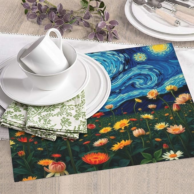Starry Night Flowers