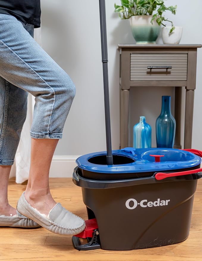 Rinseclean Spin Mop & Bucket + 2 Extra Refills