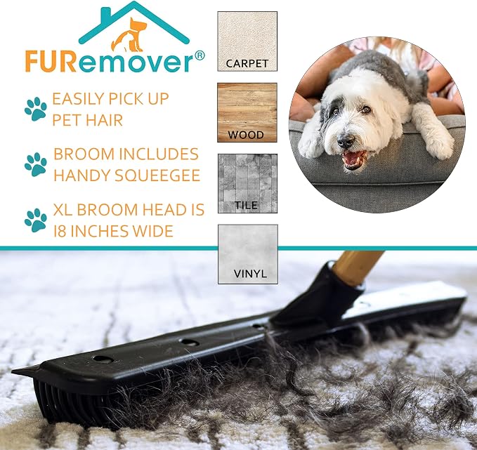 Furemover Heavy Duty Outdoor Broom