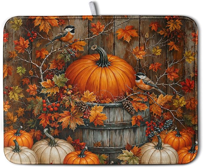 Fall Pumpkin Birds
