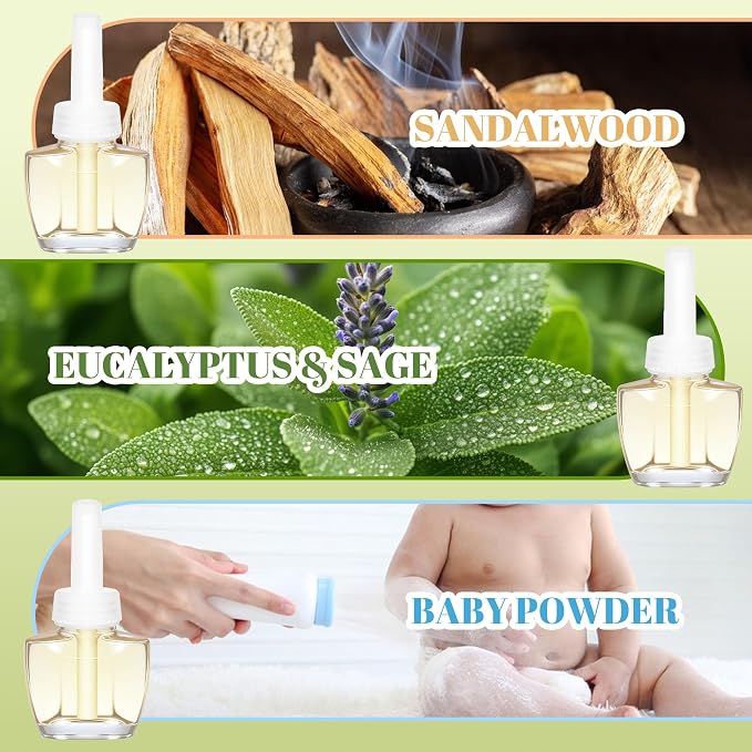 Palo Santo, Eucalyptus, Baby Powder 12