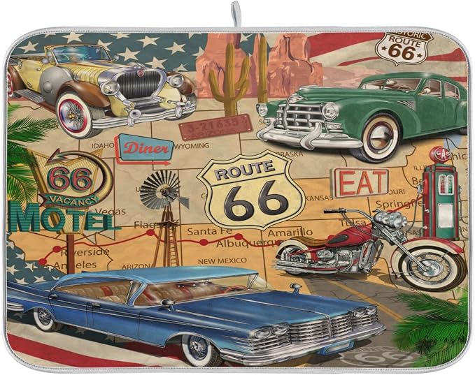 Retro Route 66 Poster