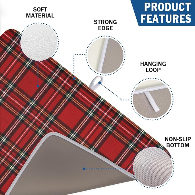 Christmas-red plaid