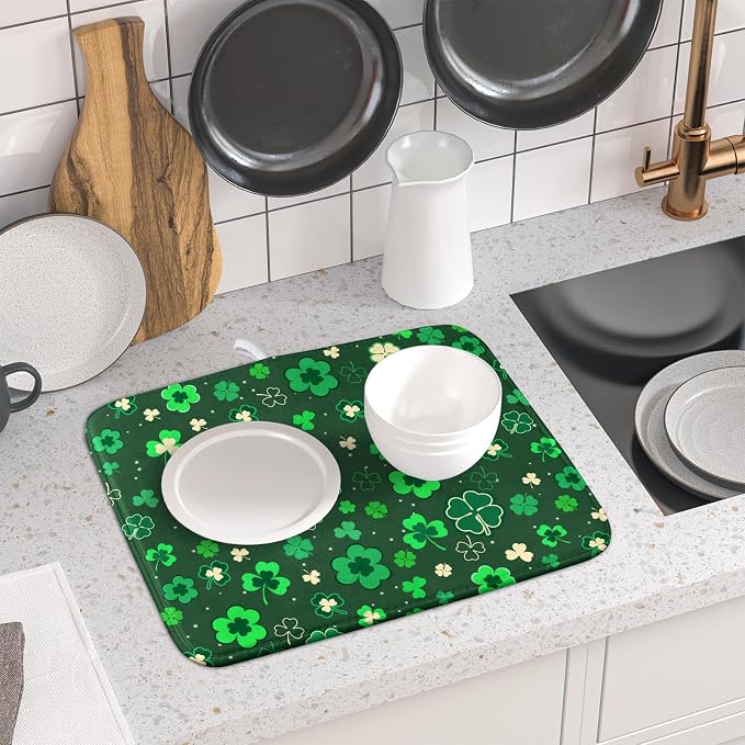 Green Lucky Shamrock Clover