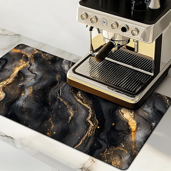 Black Gold Marble