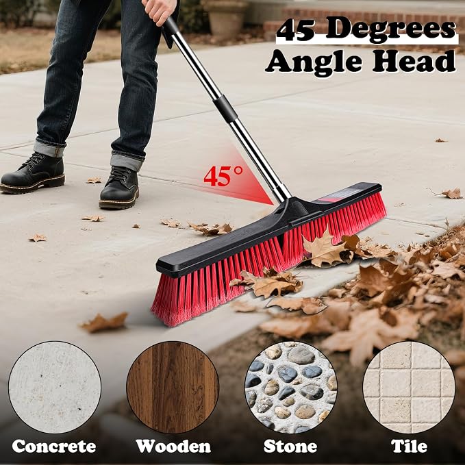 Push Broom Red