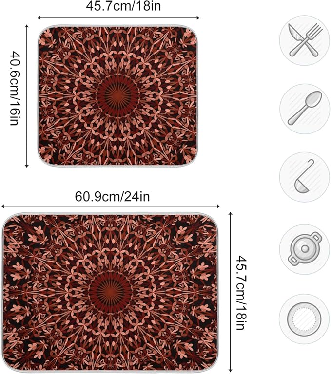 Mandala Maroon Boho