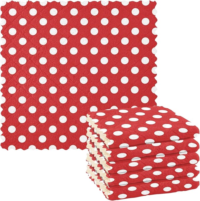 Polka Dot Red