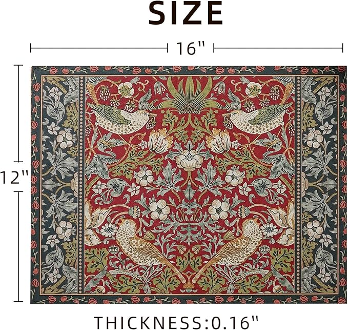 Vintage Red Floral