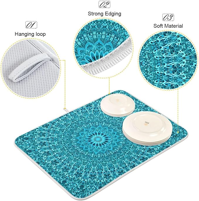 Mandala Turquoise Teal Blue Green