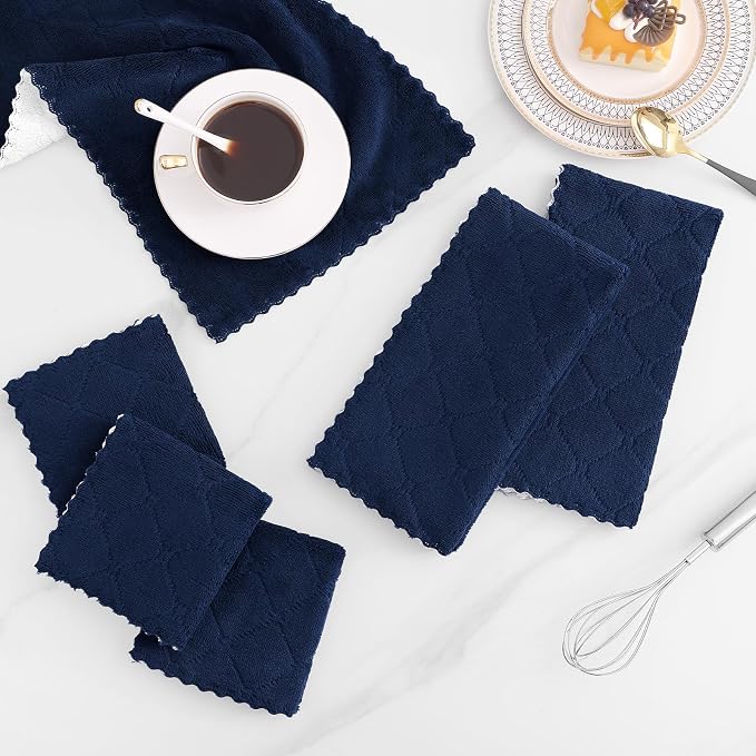 Navy Blue & White