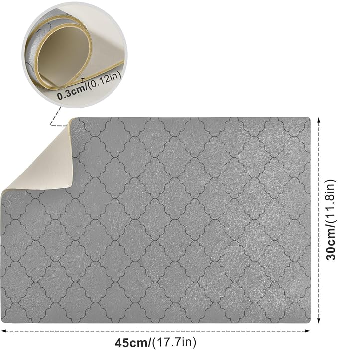 Monochrome Geometric Quatrefoil Grey