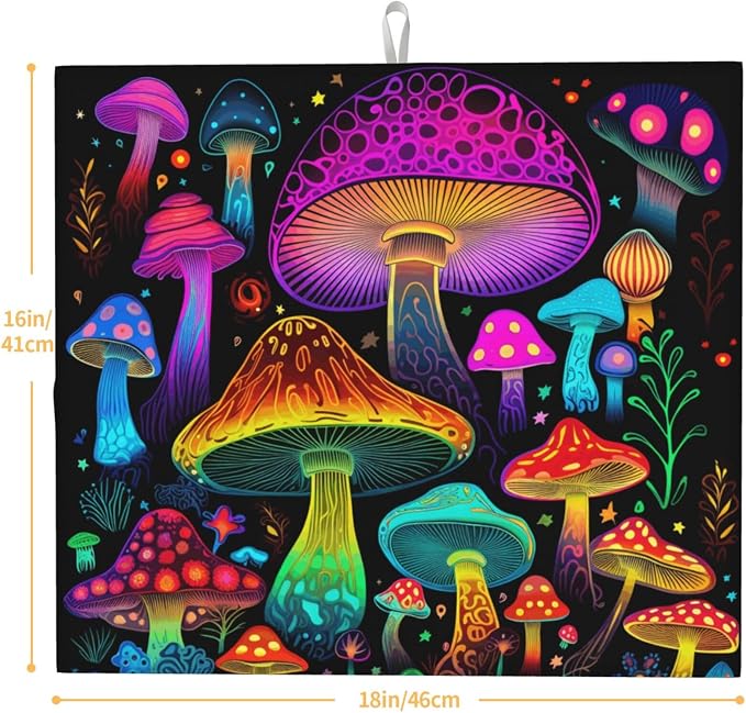 Trippy Neon Shroom Mushroom