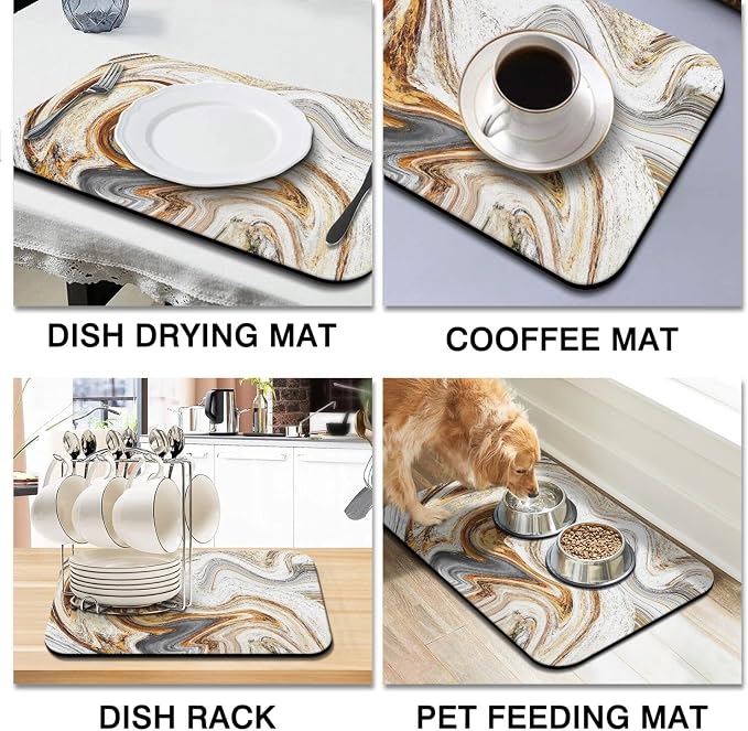 Brown & Gold Marble