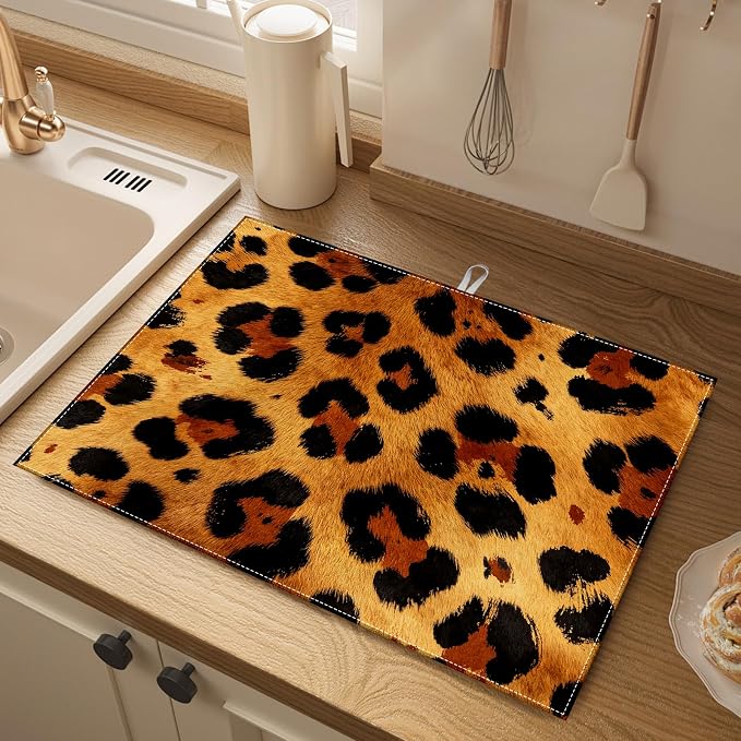 Brown Leopard Print
