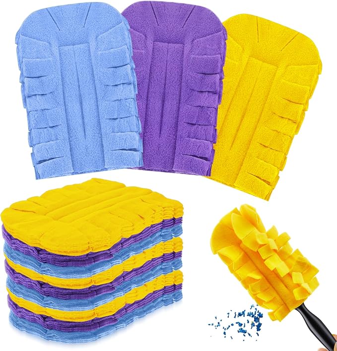 Purple, Light Blue, Yellow