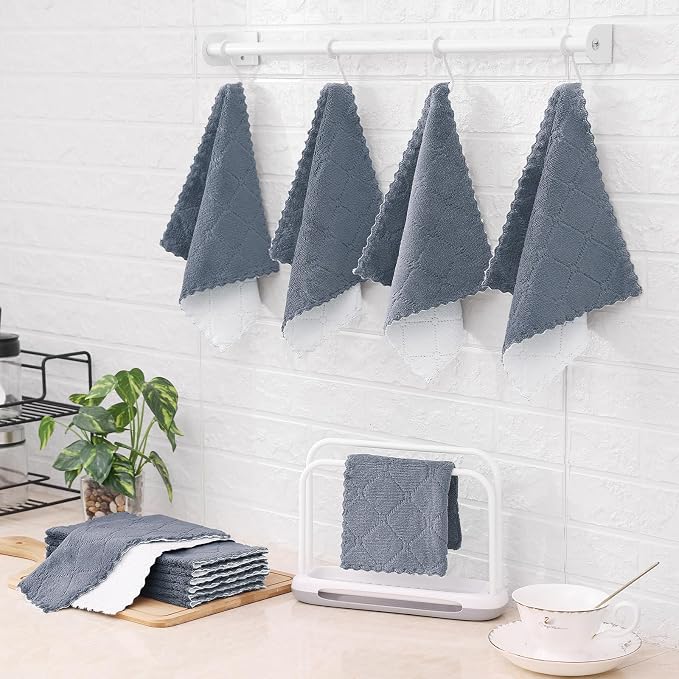 Dark Grey & White