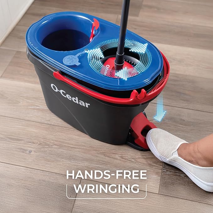 Rinseclean Spin Mop & Bucket + 2 Extra Refills