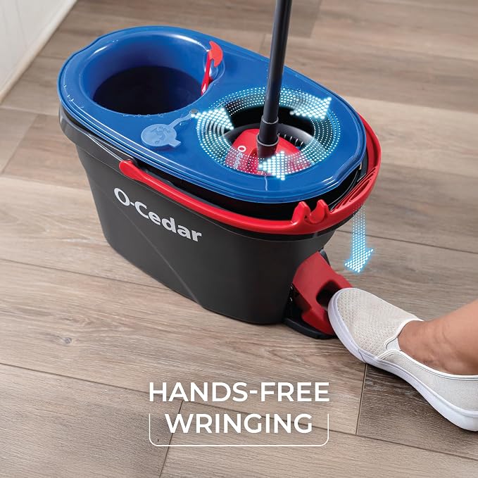 Rinseclean Spin Mop & Bucket + 1 Extra Refill
