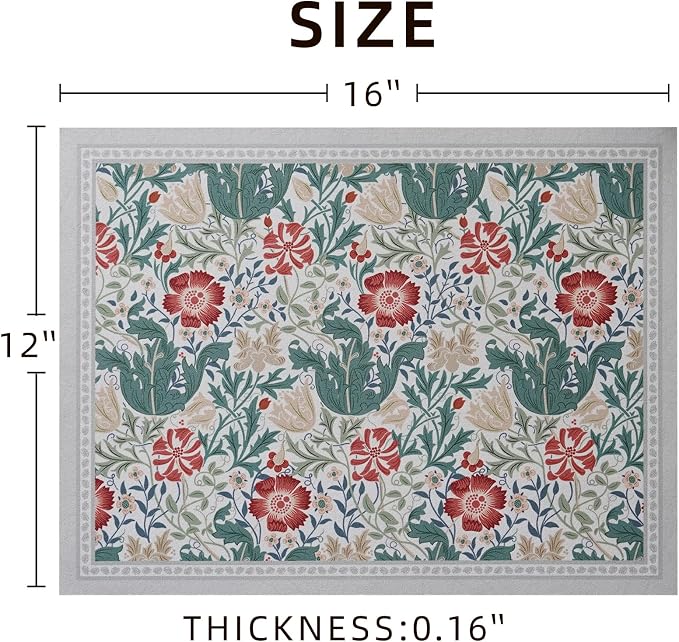 Ivory Green Floral