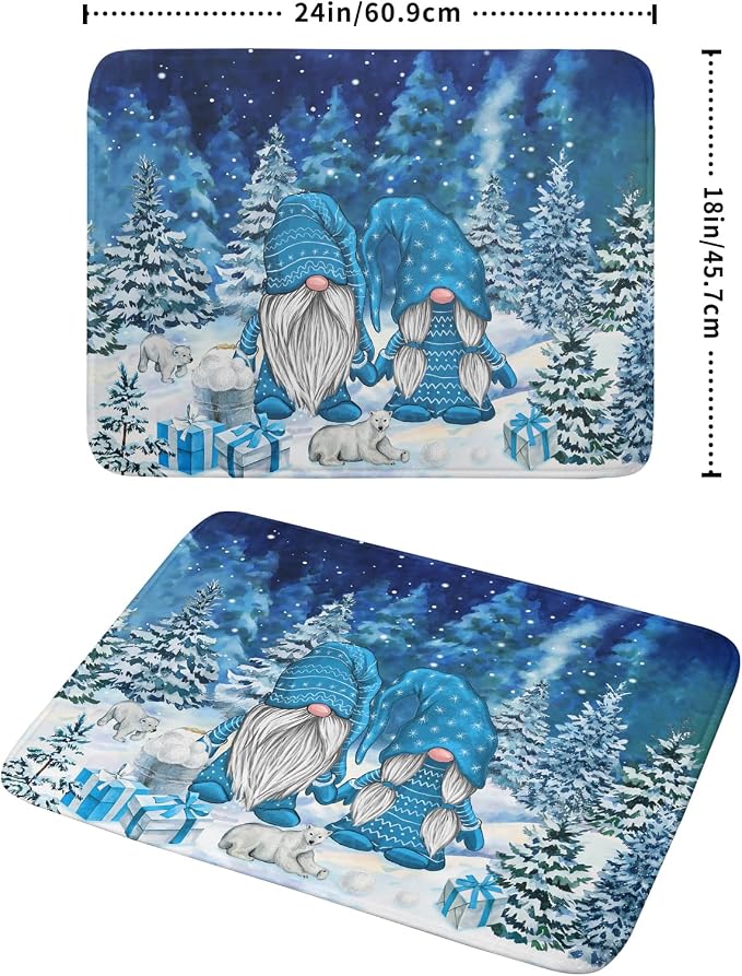 Blue Winter Gnome