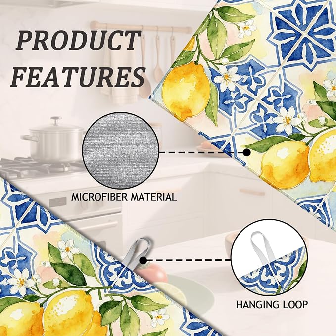 Lemon Blue Tiles