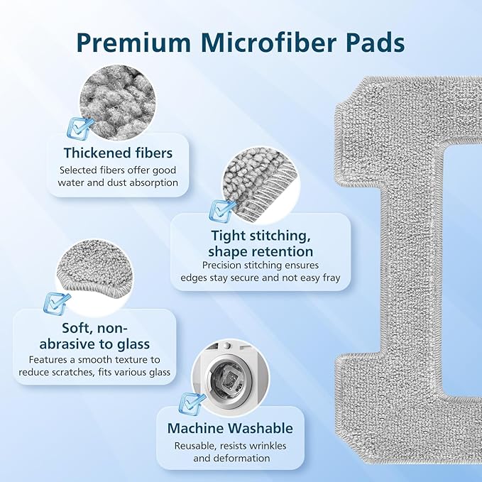 W2 Omni/W1 Pro-16pcs Mop Pads