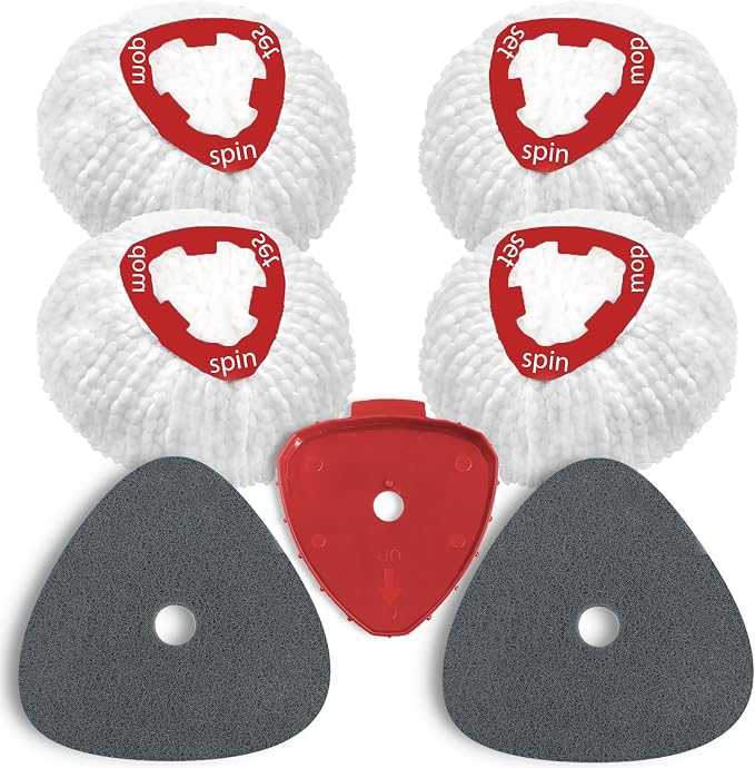 4 Mop Heads+2 Sponge Brush+1 Connector