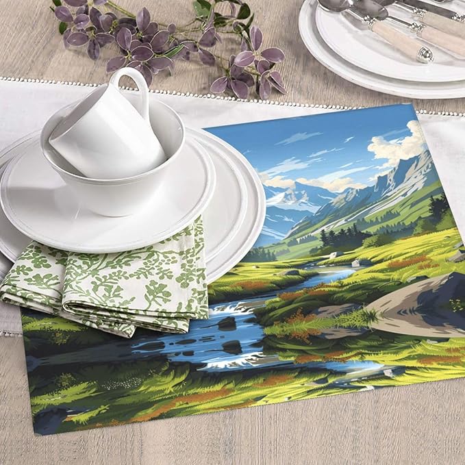 Mountain Stream Landscape