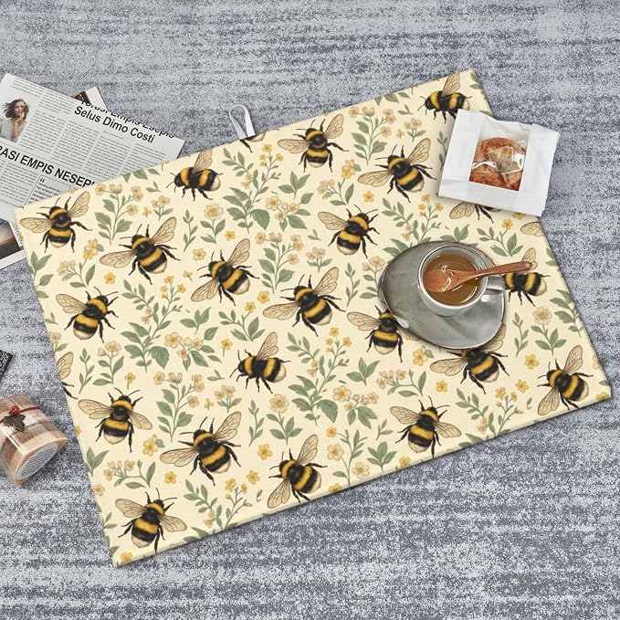Vintage Bee Floral