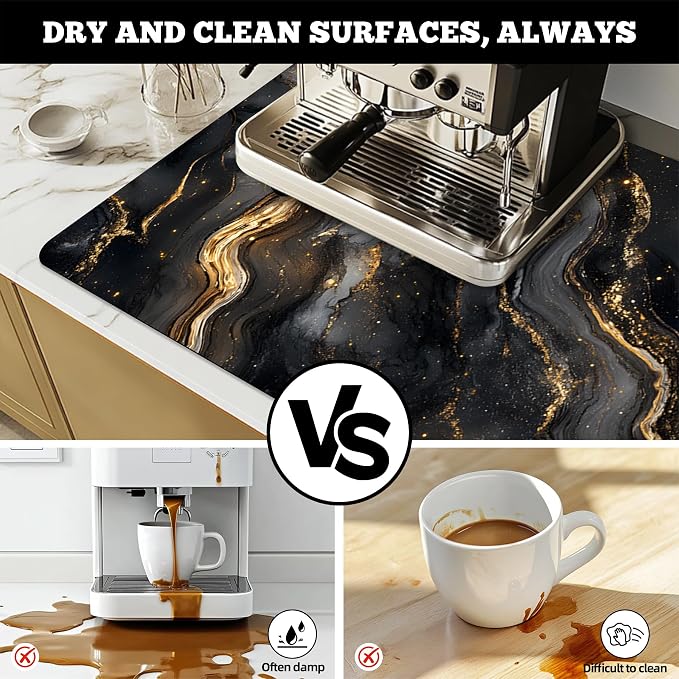 Black Gold Marble