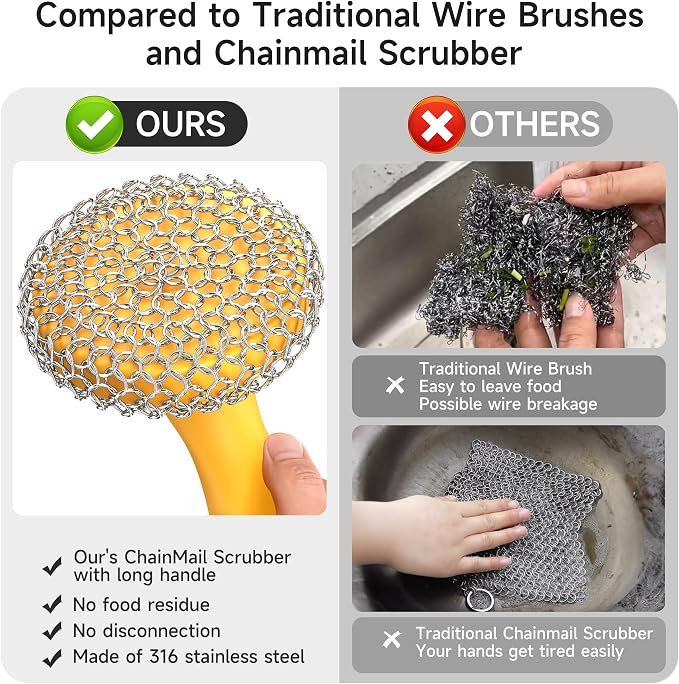 Yellow Scrubber + Scraper