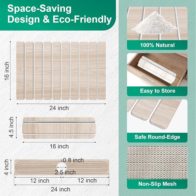 Dish Drying Mat-Wood Grain