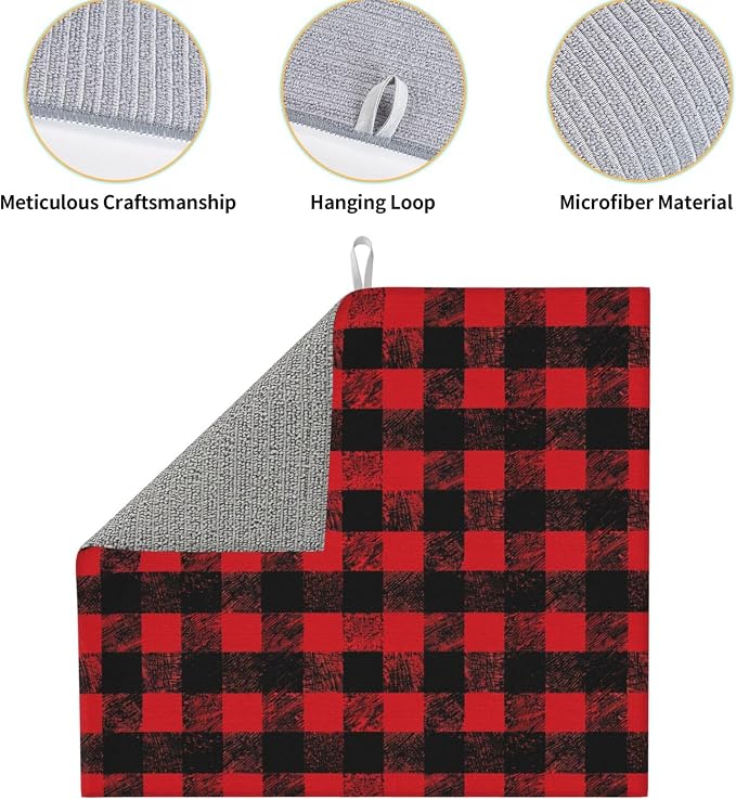 Red Black Buffalo Plaid