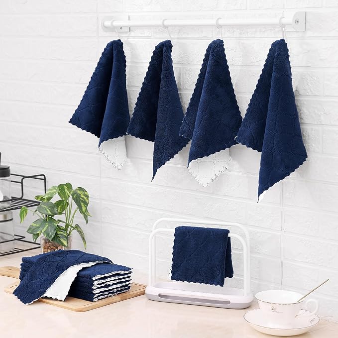 Navy Blue & White