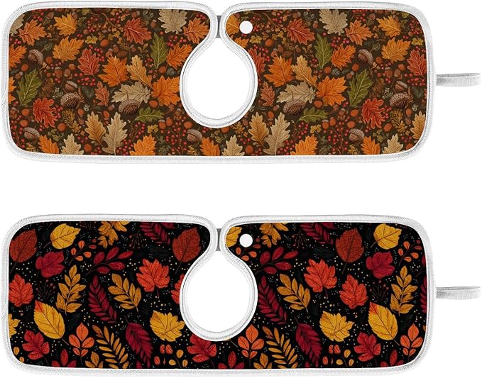 Brown Autumn Maple Leaves