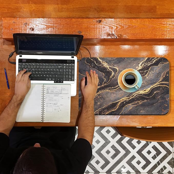 Marble Black Gold Abstract