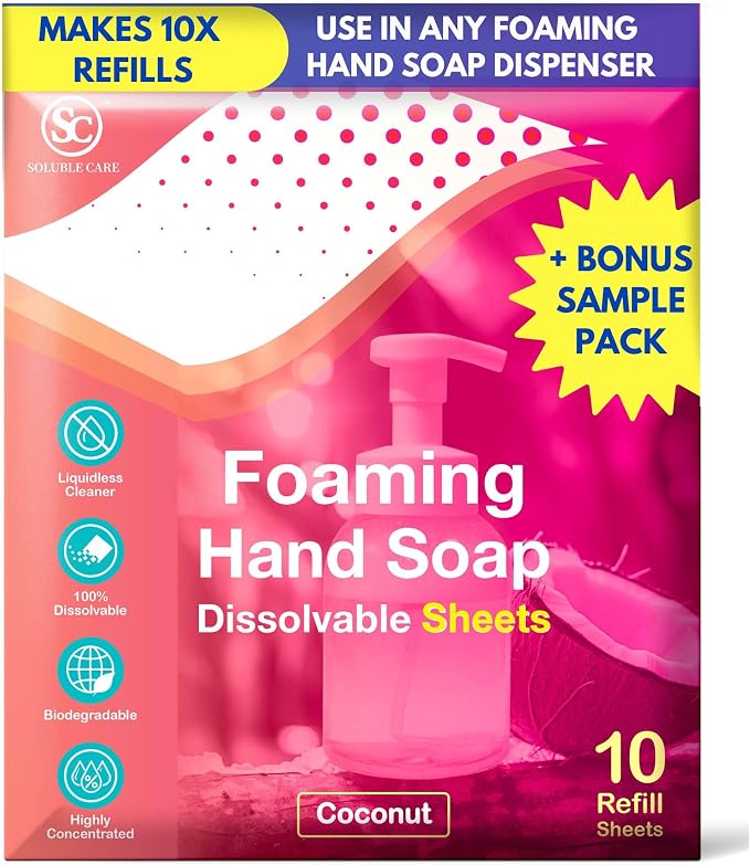 Foaming Hand Soap Sheets
